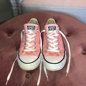 Pink converse sneakers
